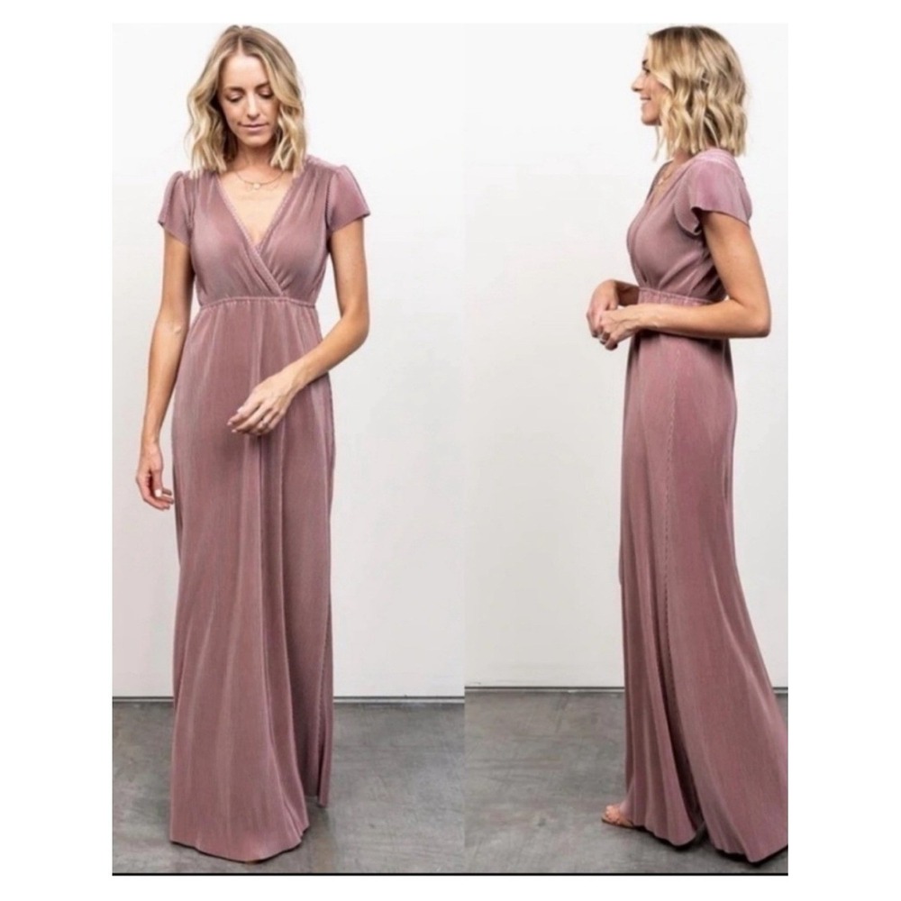 Baltic Born Rose Athena Pleated Maxi Dress XXXL